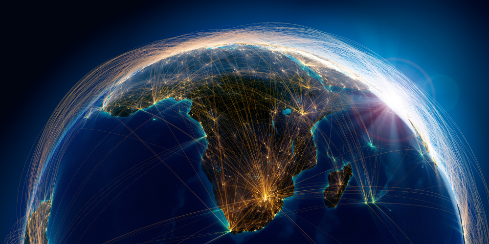 Spread of the African footprint